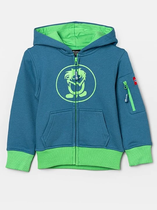 Foto van product Sweater met rits Trollkids blauw