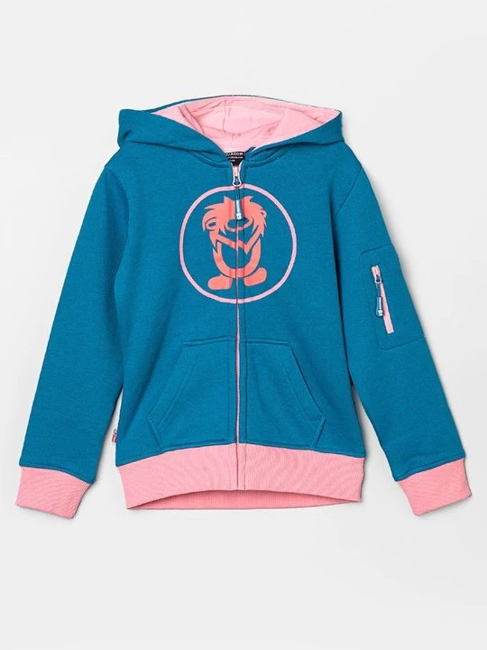 Foto van product Sweater met rits Trollkids turquoise