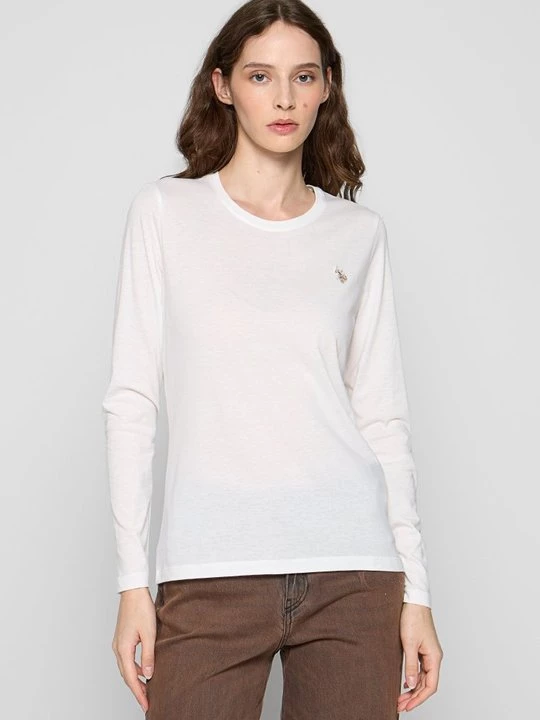 Foto van product Sweater met rits U.S. POLO ASSN. crème