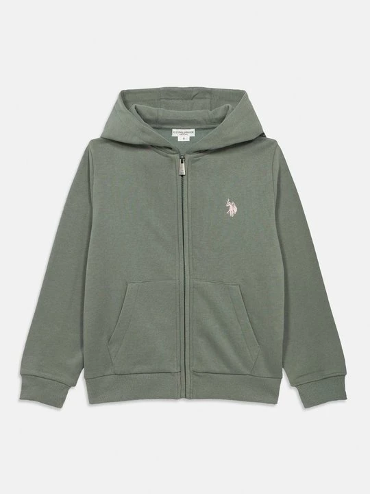 Foto van product Sweater met rits U.S. POLO ASSN. groen