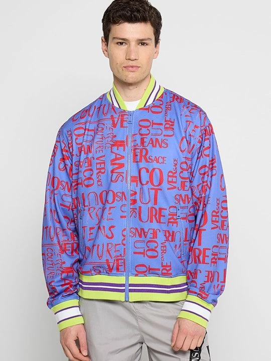 Foto van product Sweater met rits Versace Jeans Couture blauw