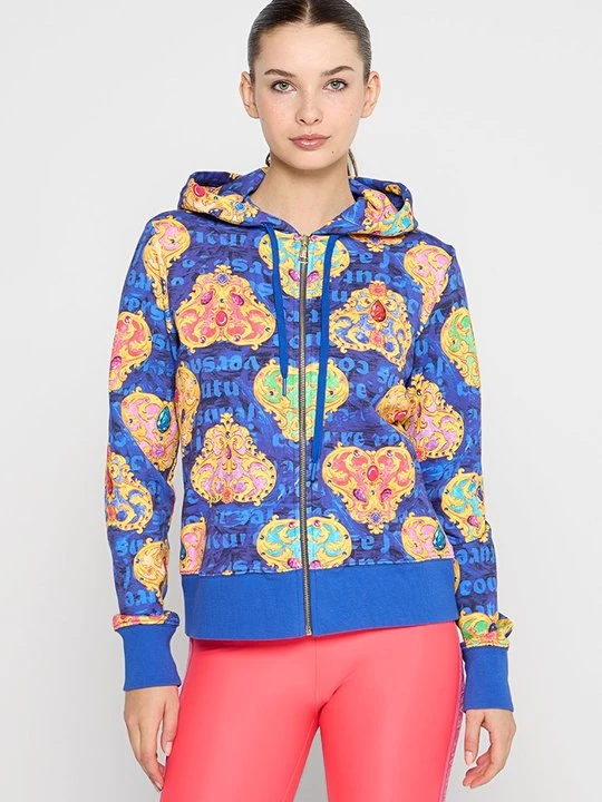 Foto van product Sweater met rits Versace Jeans Couture blauw