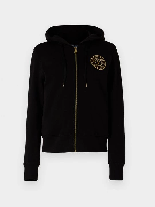 Foto van product Sweater met rits Versace Jeans Couture zwart