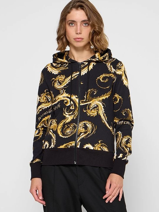 Foto van product Sweater met rits Versace Jeans Couture zwart