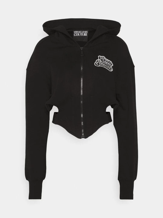 Foto van product Sweater met rits Versace Jeans Couture zwart