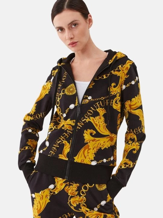 Foto van product Sweater met rits Versace Jeans Couture zwart