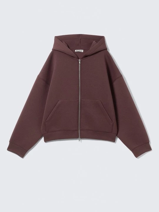 Foto van product Sweater met rits Weekday donkerrood