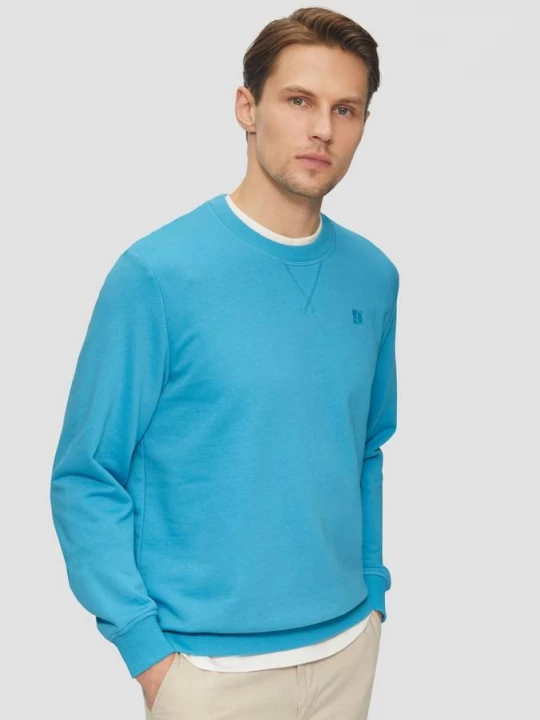 Foto van product Sweater met ronde hals van katoenmix met geborduurd logo s.Oliver