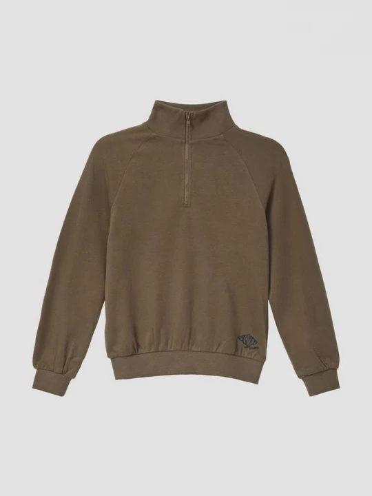 Foto van product Sweater met troyer kraag s.Oliver bruin
