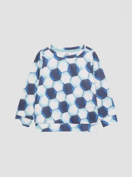 Foto van product Sweater met voetbalprint s.Oliver