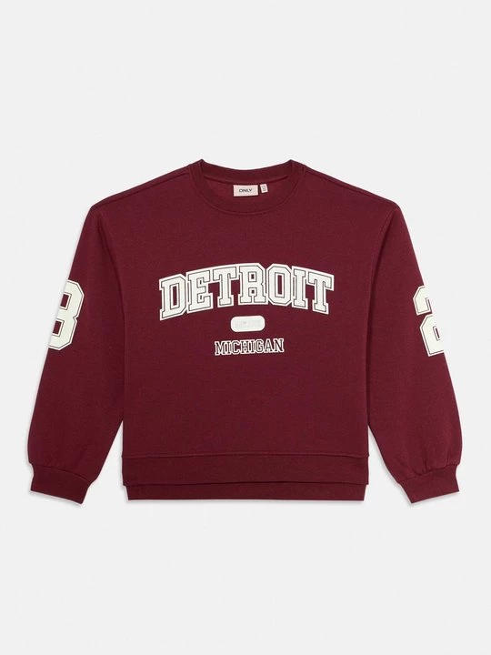 Foto van product Sweater ONLY GIRLS bordeauxrood