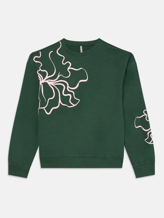 Foto van product Sweater ONLY GIRLS donkergroen
