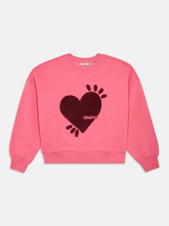 Foto van product Sweater ONLY GIRLS donkerroze