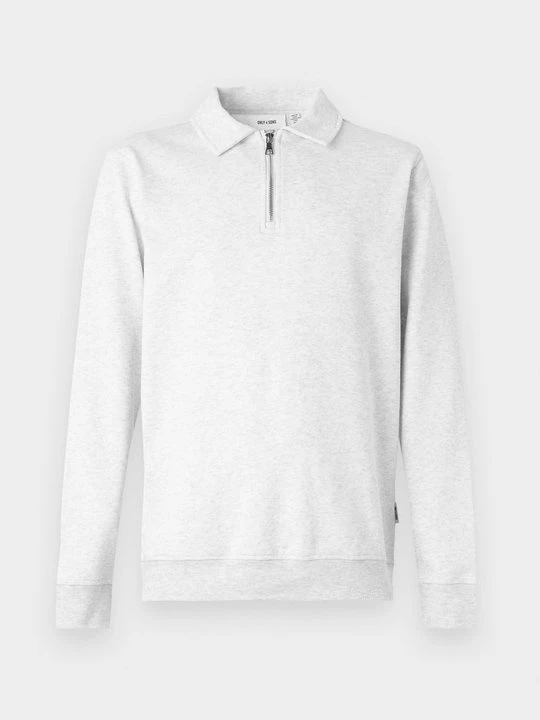 Foto van product Sweater Only & Sons lichtgrijs gemêleerd