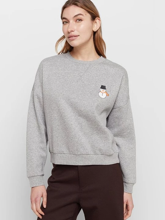 Foto van product Sweater Pieces grijs