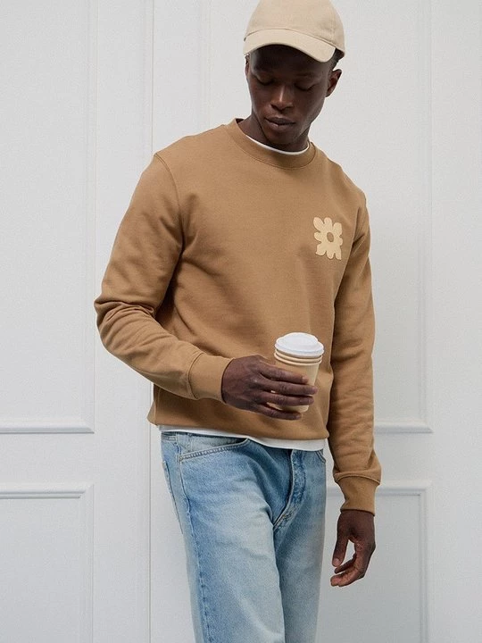 Foto van product Sweater Sandro lichtbruin