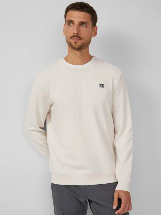 Foto van product Sweater van katoenmix met ronde hals s.Oliver crème
