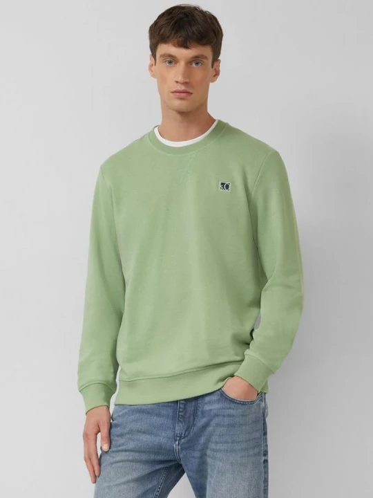 Foto van product Sweater van katoenmix met ronde hals s.Oliver groen