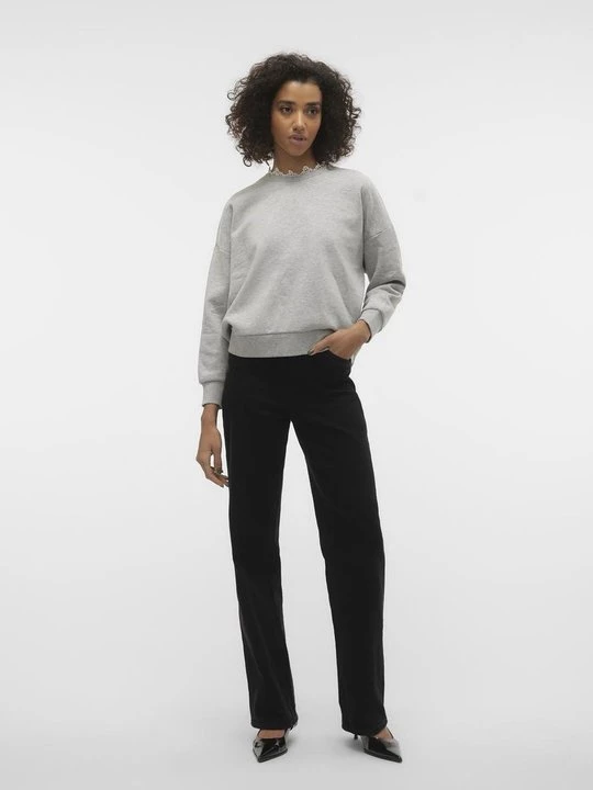 Foto van product Sweater Vero Moda lichtgrijs gemêleerd