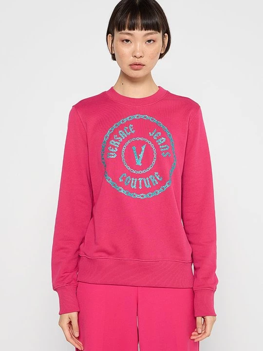 Foto van product Sweater Versace Jeans Couture donkerroze