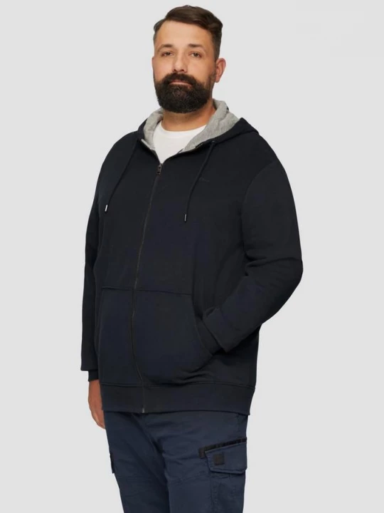 Foto van product Sweatshirt met capuchon en logo s.Oliver blauw
