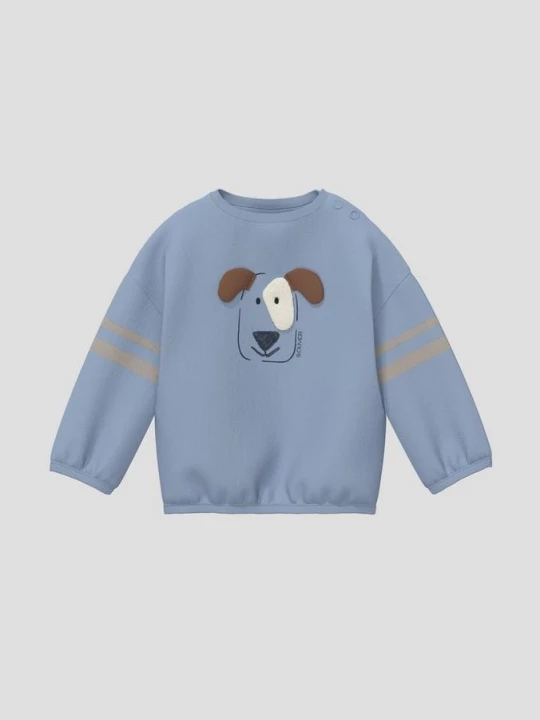 Foto van product Sweatshirt met hondenprint en 3D-oren s.Oliver blauw