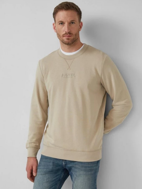 Foto van product Sweatshirt met logo s.Oliver beżowy