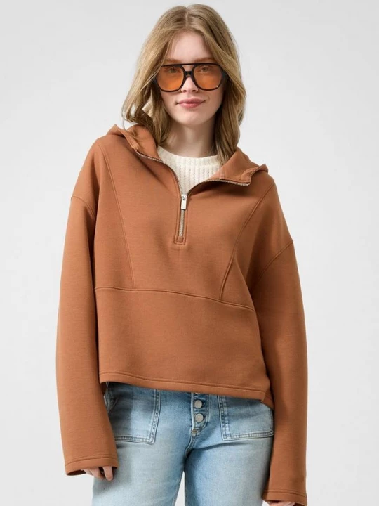 Foto van product Sweatshirt QS bruin