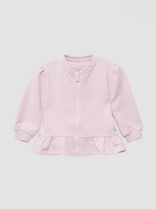 Foto van product Sweatvest met subtiel borduursel s.Oliver roze