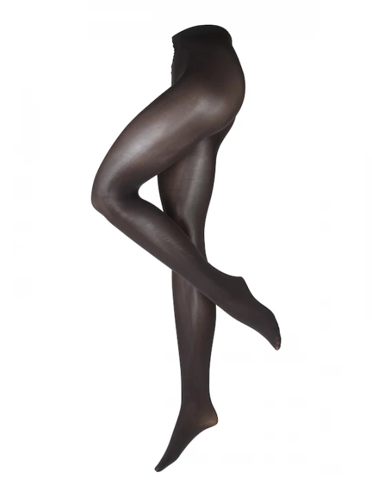 Foto van product Swedish Stockings Fijne panty 'Olivia' donkerbruin / zwart