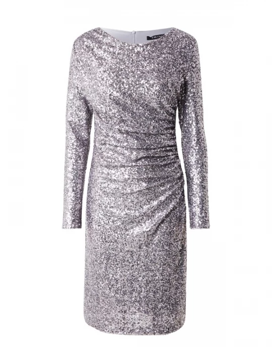 Foto van product SWING Cocktailjurk zilver