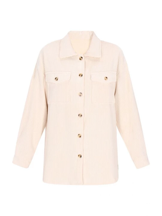Foto van product swirly Blouse 'Back To School' beige