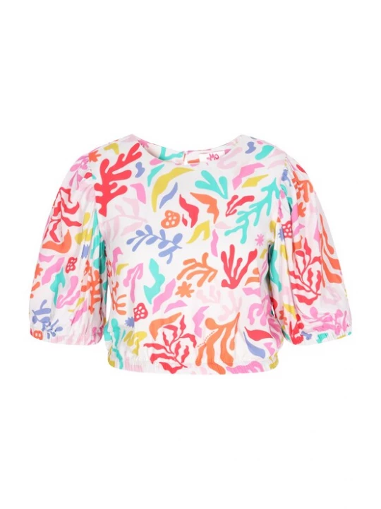 Foto van product swirly Blouse gemengde kleuren
