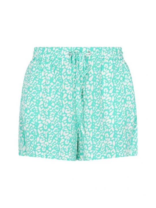 Foto van product MYMO Broek turquoise / wit