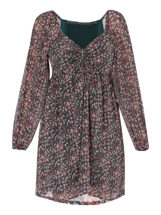 Foto van product MYMO Jurk groen / rood / wit