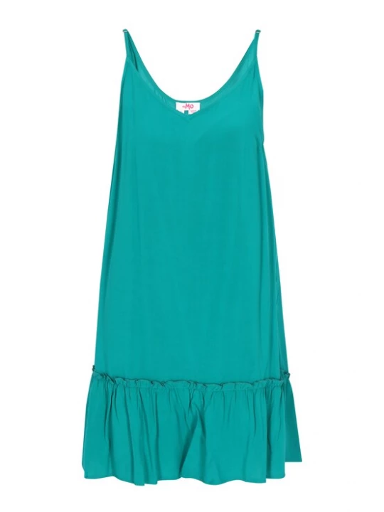 Foto van product swirly Jurk 'Spring Summer' petrol