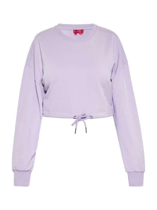 Foto van product swirly Sweatshirt lichtlila