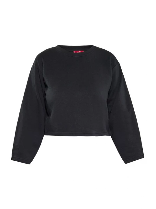 Foto van product swirly Sweatshirt zwart