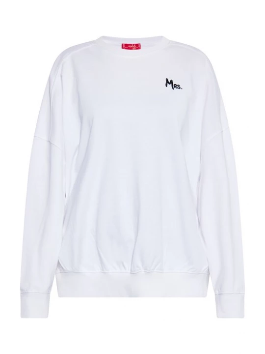 Foto van product swirly Sweatshirt zwart / wit