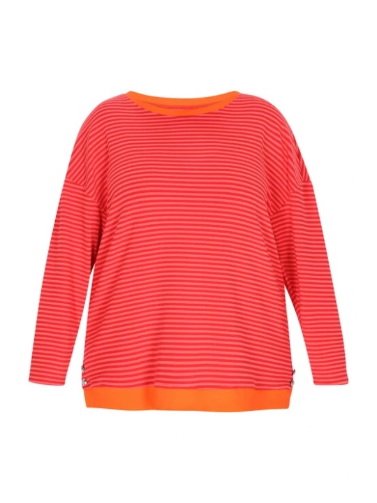 Foto van product MYMO Shirt 'Fashion Look' donkeroranje / rood / lichtrood