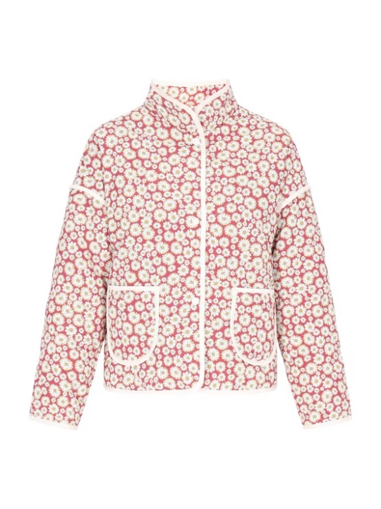 Foto van product swirly Tussenjas geel / rood / wit
