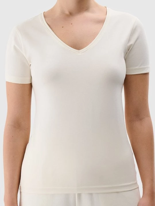 Foto van product T-shirt basic 4F crème