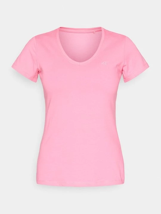 Foto van product T-shirt basic 4F donkerroze