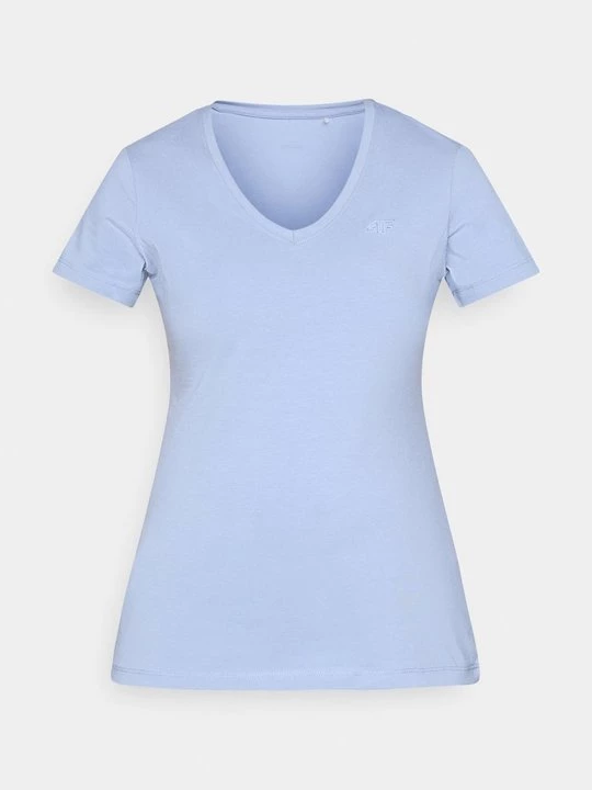 Foto van product T-shirt basic 4F lichtblauw