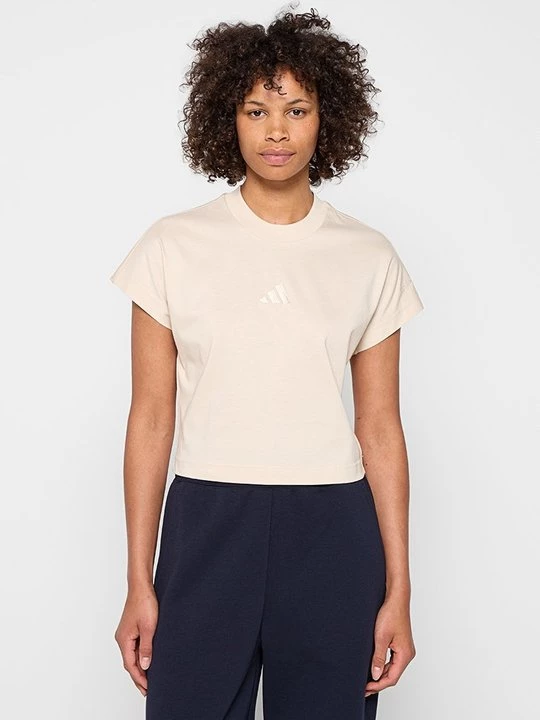 Foto van product T-shirt basic Adidas beżowy