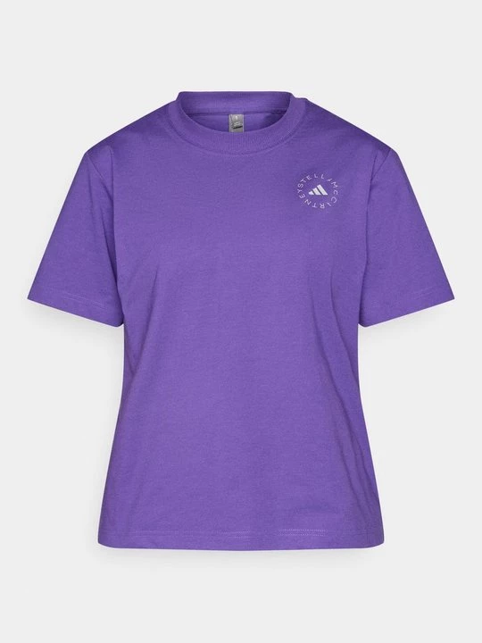 Foto van product T-shirt basic Adidas by Stella McCartney paars