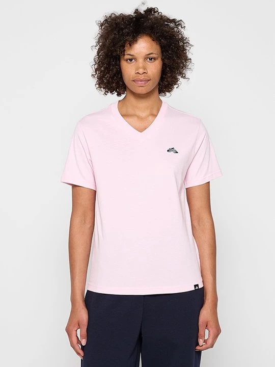 Foto van product T-shirt basic Adidas donkerroze