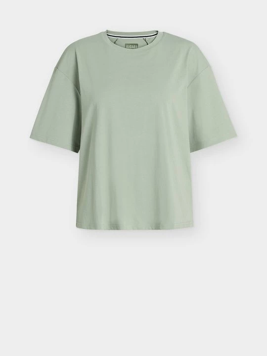 Foto van product T-shirt basic Aigle lichtgrijs