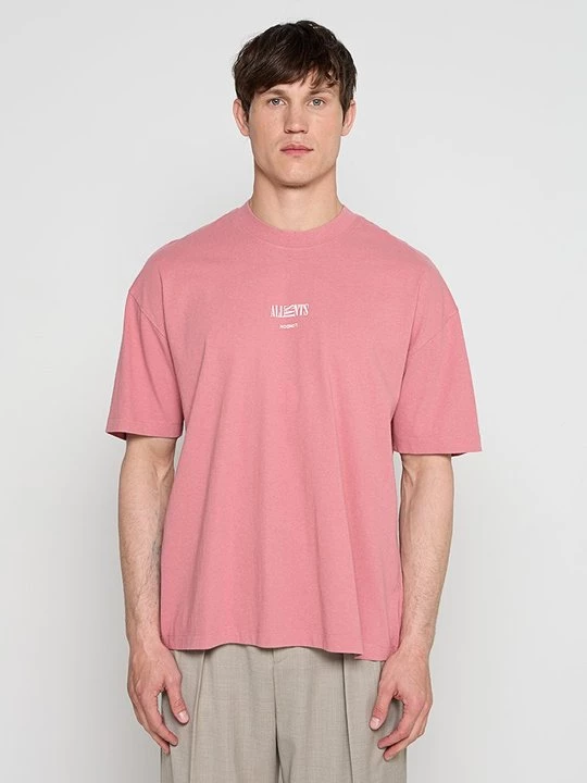 Foto van product T-shirt basic AllSaints donkerroze
