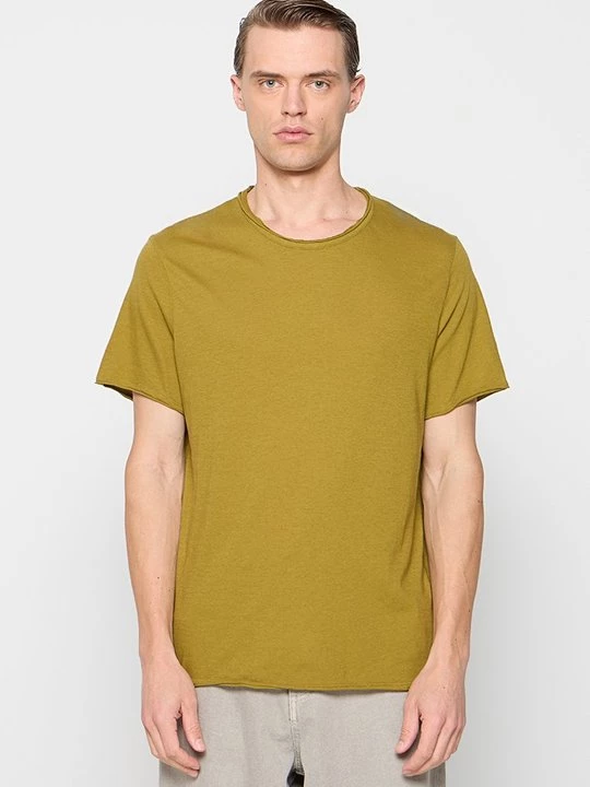 Foto van product T-shirt basic American Vintage kaki